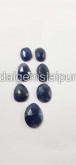 Blue Sapphire Rose Cut Slices